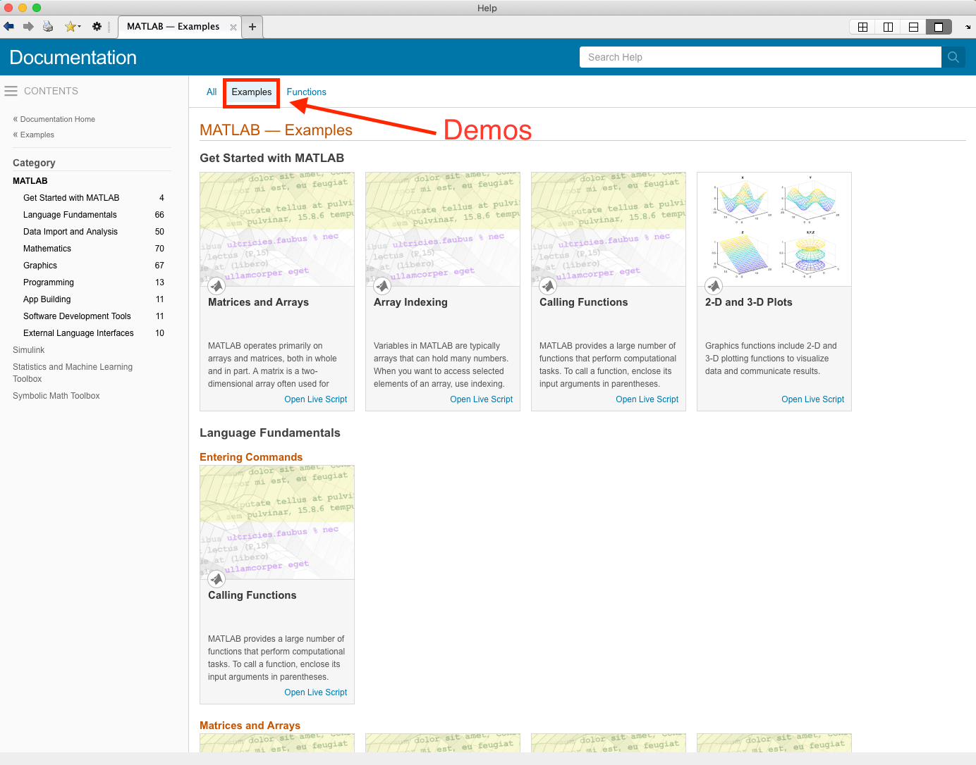 MATLAB Demos