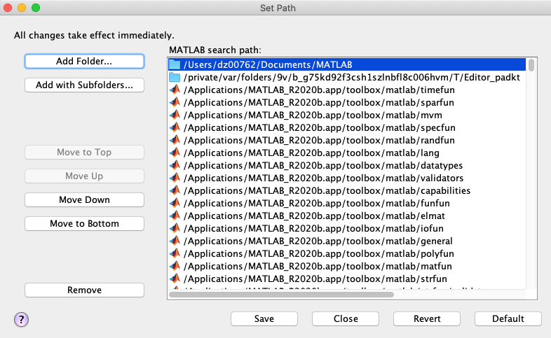 Set Path Dialog Box